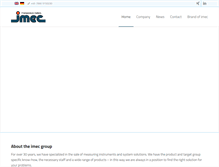 Tablet Screenshot of imec-group.com